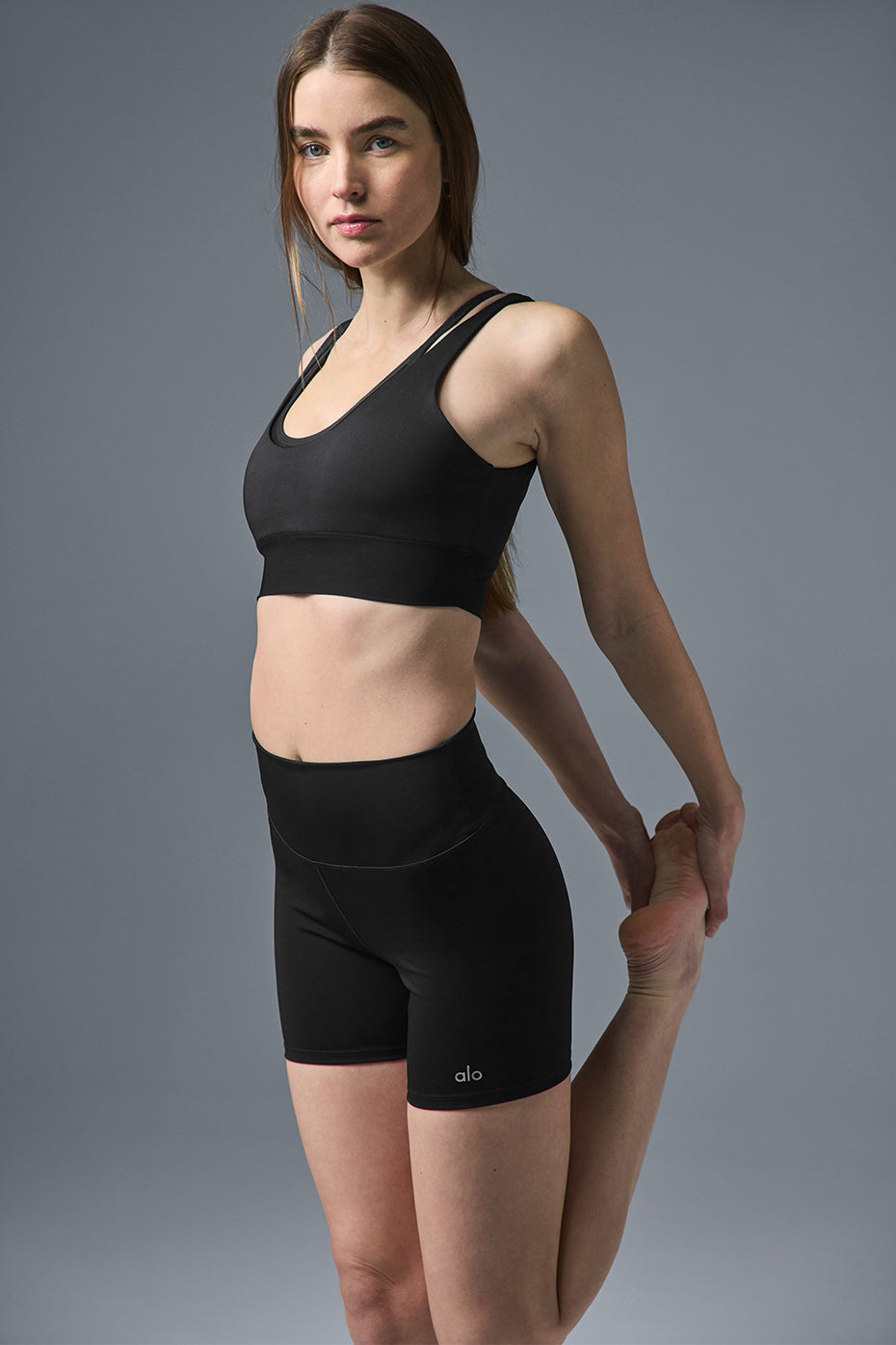 Aspire Tank Top in Espresso/White by Alo Yoga - International Design Forum