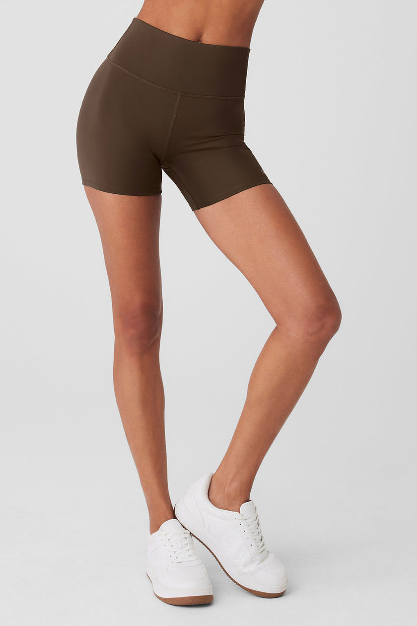 Darkterror Biker Shorts for Women High Waist Workout Shorts Spandex Gym  Athletic Yoga Running with Pockets(Bronze Green,S) at  Women's  Clothing store