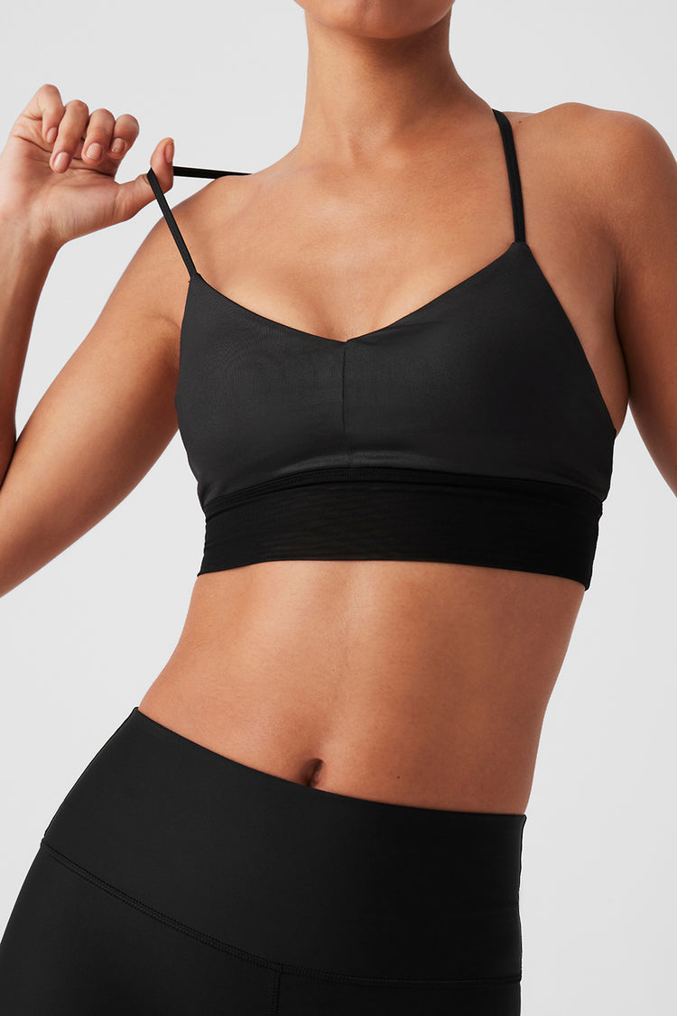 Move Free Sports Bra | Cosmolle Jet Black / S