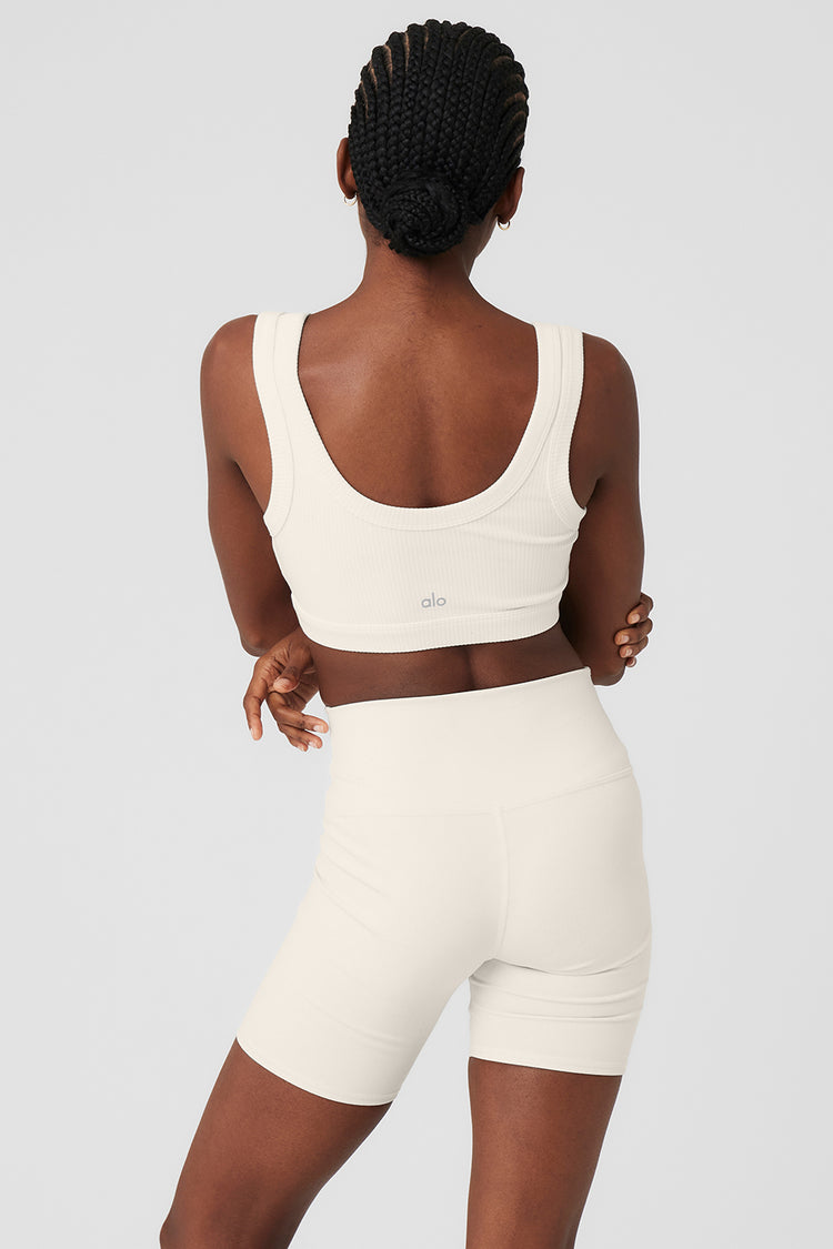 Alo Yoga MEDIUM Wellness Bra - White – Soulcielite