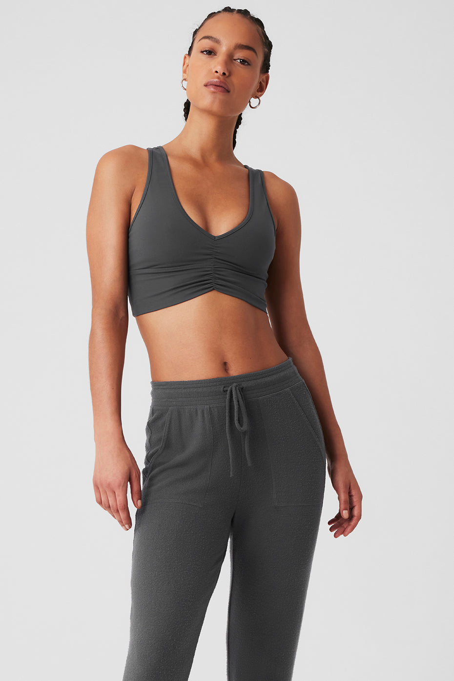 Alo Yoga XS Airlift Intrigue Bra - Espresso – Soulcielite