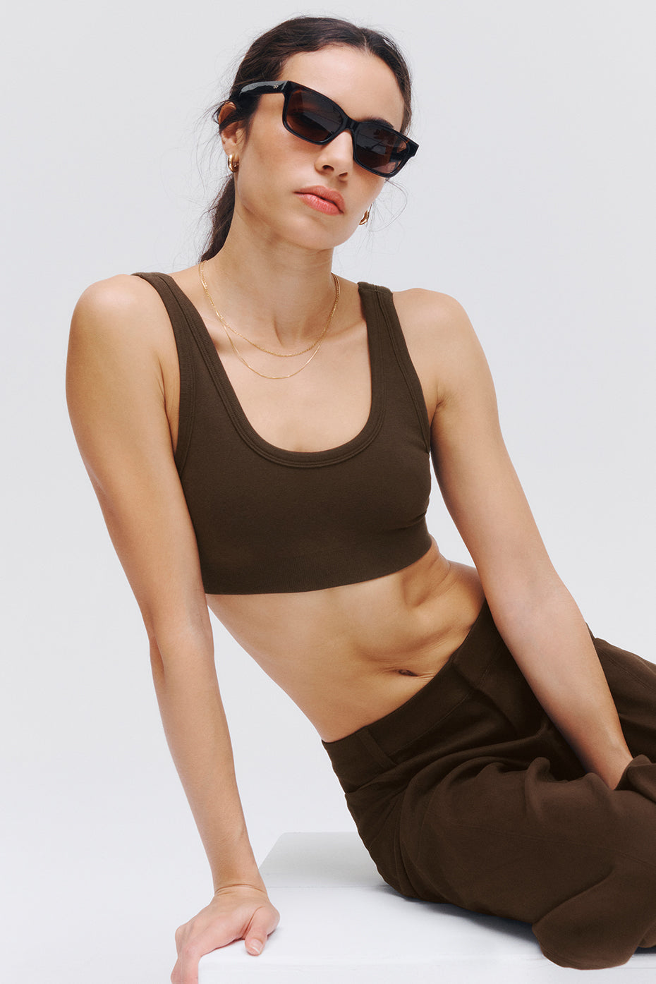 Alo Yoga Airlift Intrigue Bra In Espresso Tan Size M - $49 - From Lizanne