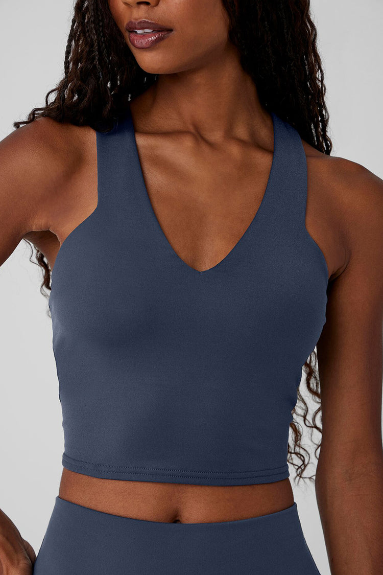 A Cropped Top: Alo Airbrush Real Bra Tank, 11 Cute Alo Yoga Pieces Worth  Scooping Up, All Under $100