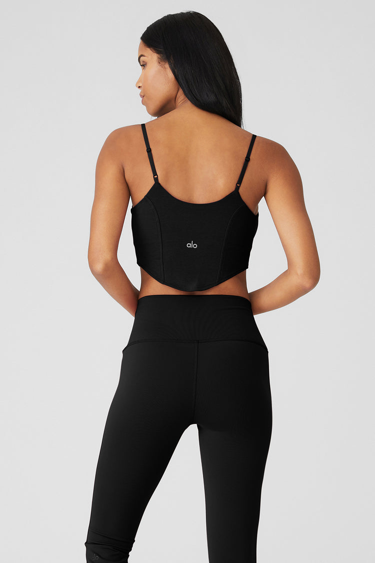 Compression Yoga Black Align Tank With Built In Bra And Strappy Back For  Women Ideal For Running, Dancing, And Activewear Workouts From Virson,  $18.36