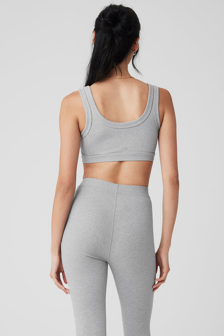 Comfortable Grey Cami Bra with Natural Cotton - : The