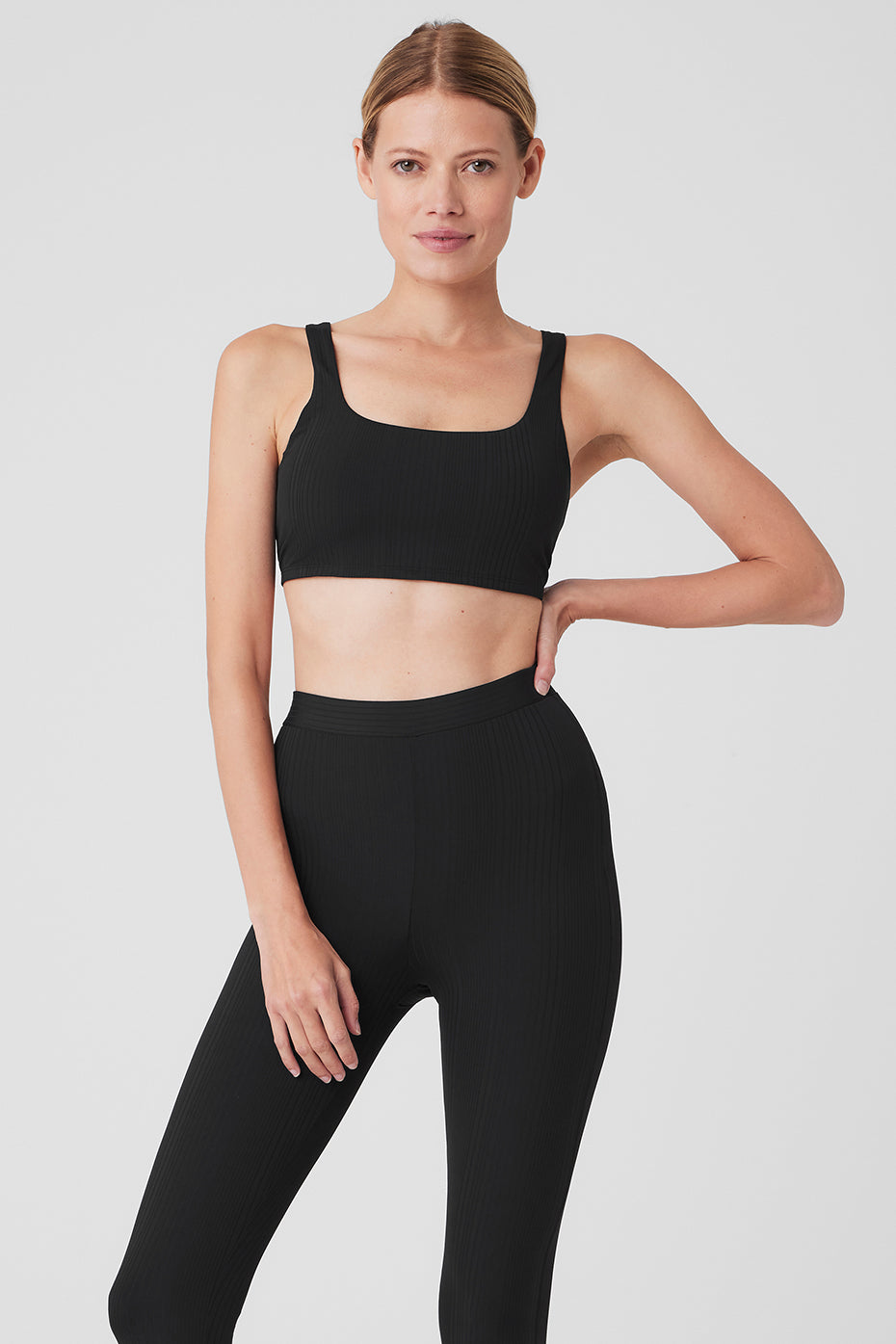 Women's JoyLab Ribbed low support Seamless Sports Bra - size XS - black  onyx-new