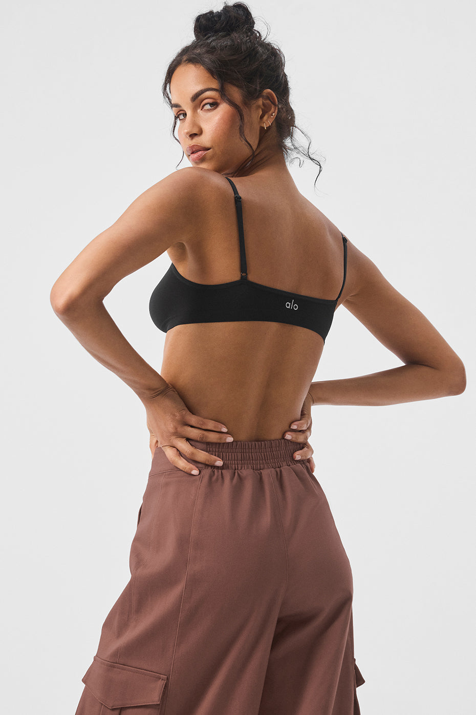 Sheer Glow Bra - Black