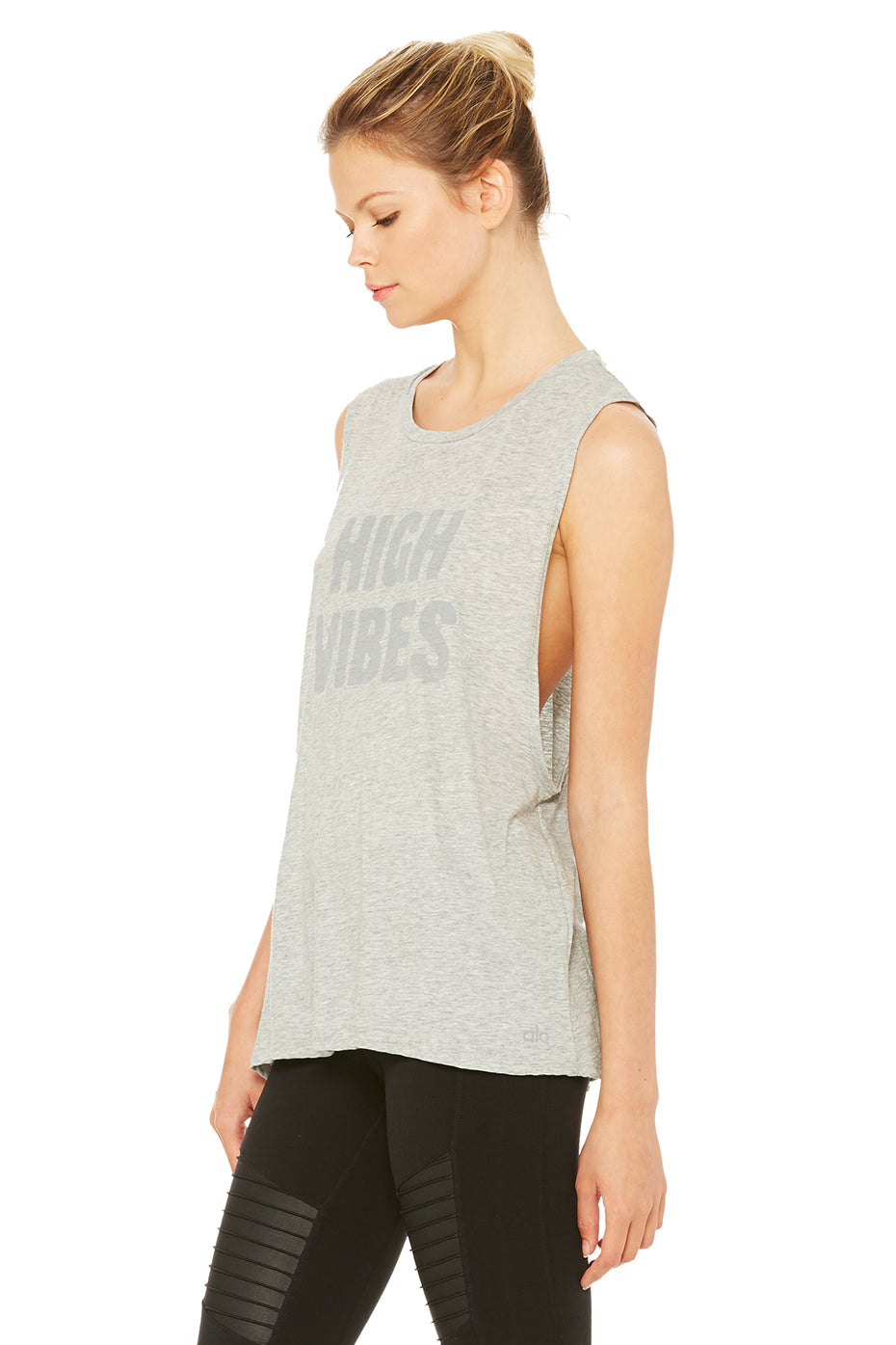 wanderlust muscle tank - graphic | Women's Yoga Tops