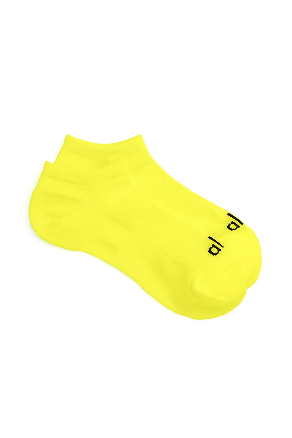 Women's Performance Chakra Tab Sock - Highlighter/White