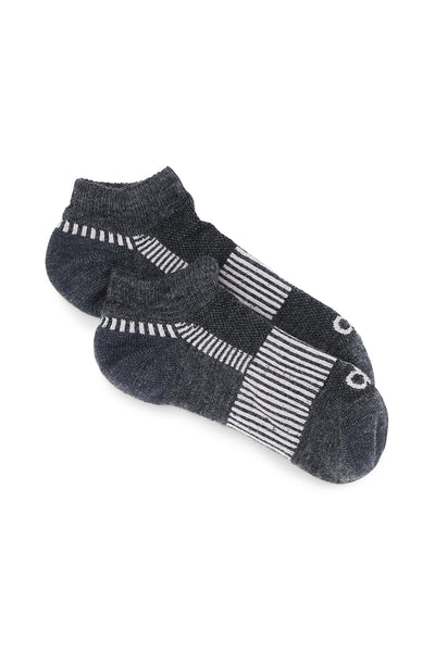 Alo Yoga Women's Explorer Wool-Tech Sock - Dark Heather Grey. 1