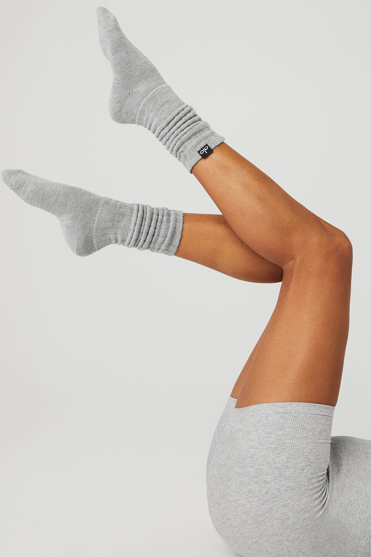 Alo Yoga® Scrunch Socks - Raisin