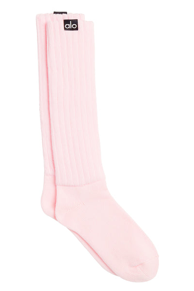 Alo Yoga - Women's Scrunch Sock - Powder Pink