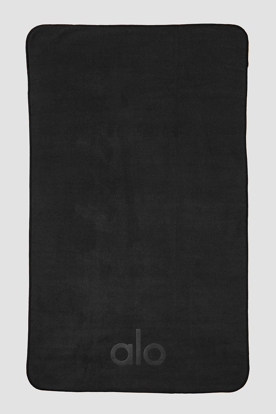 Grounded No Slip Towel Black Alo Yoga