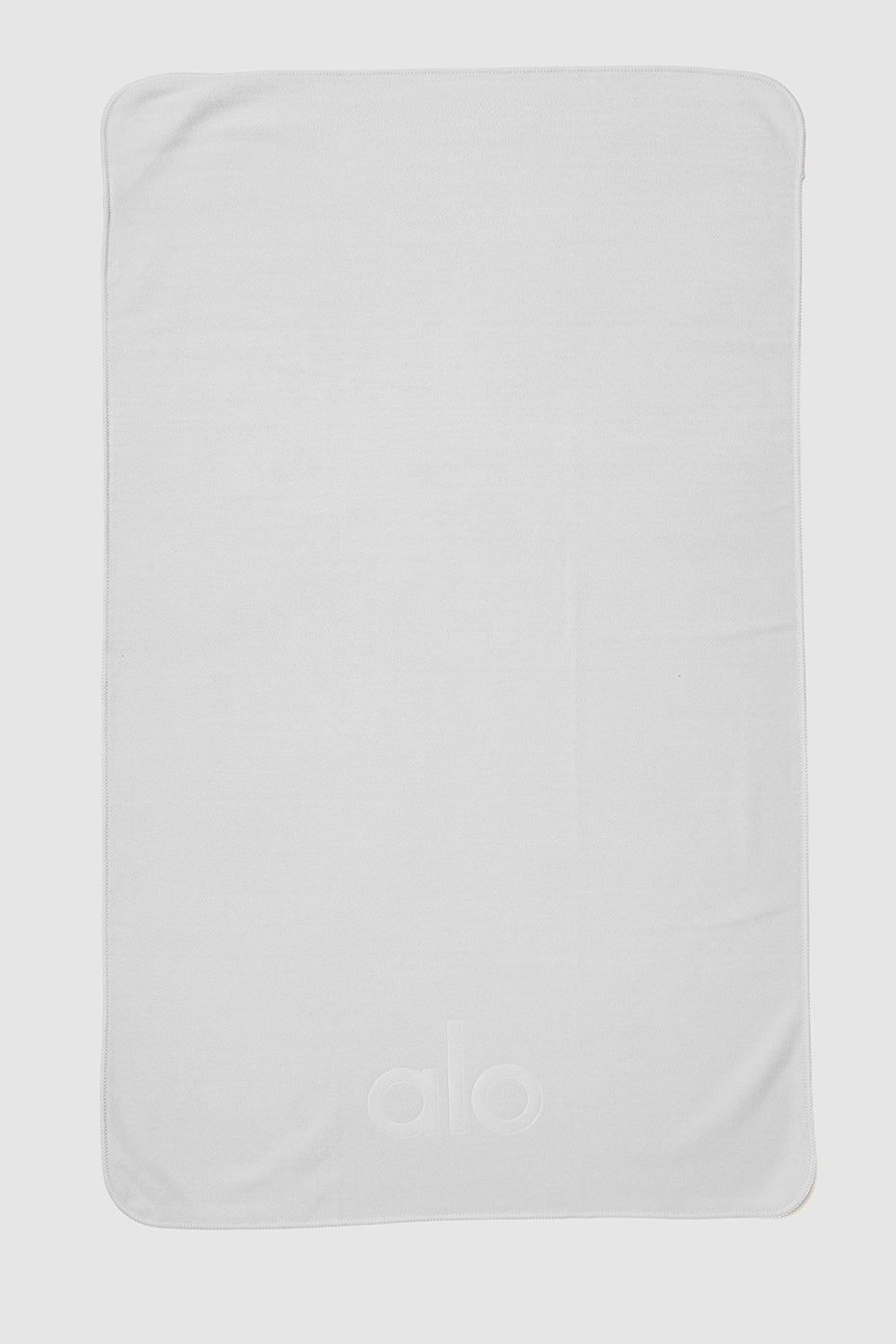 Grounded No-Slip Towel in Powder Pink by Alo Yoga - Work Well Daily