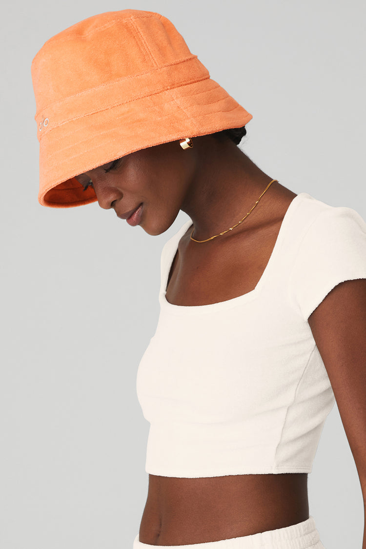 Terry Beachside Bucket Hat - Cantaloupe | Alo Yoga