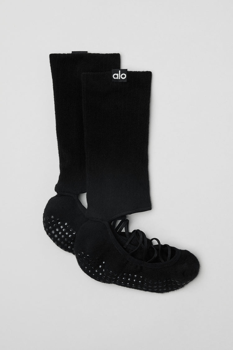 Women's Performance Tab Sock - Black/White