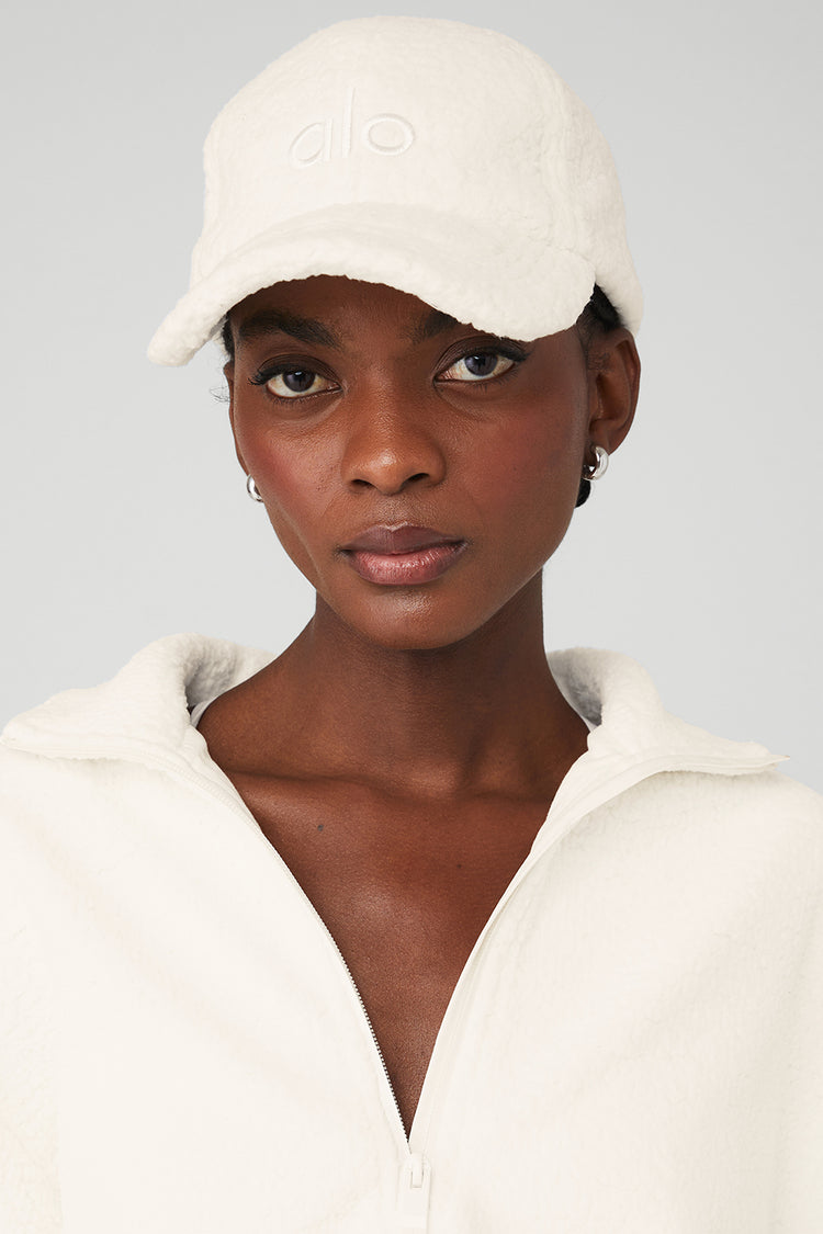 Micro Sherpa Off-Duty Cap - Ivory | Alo Yoga