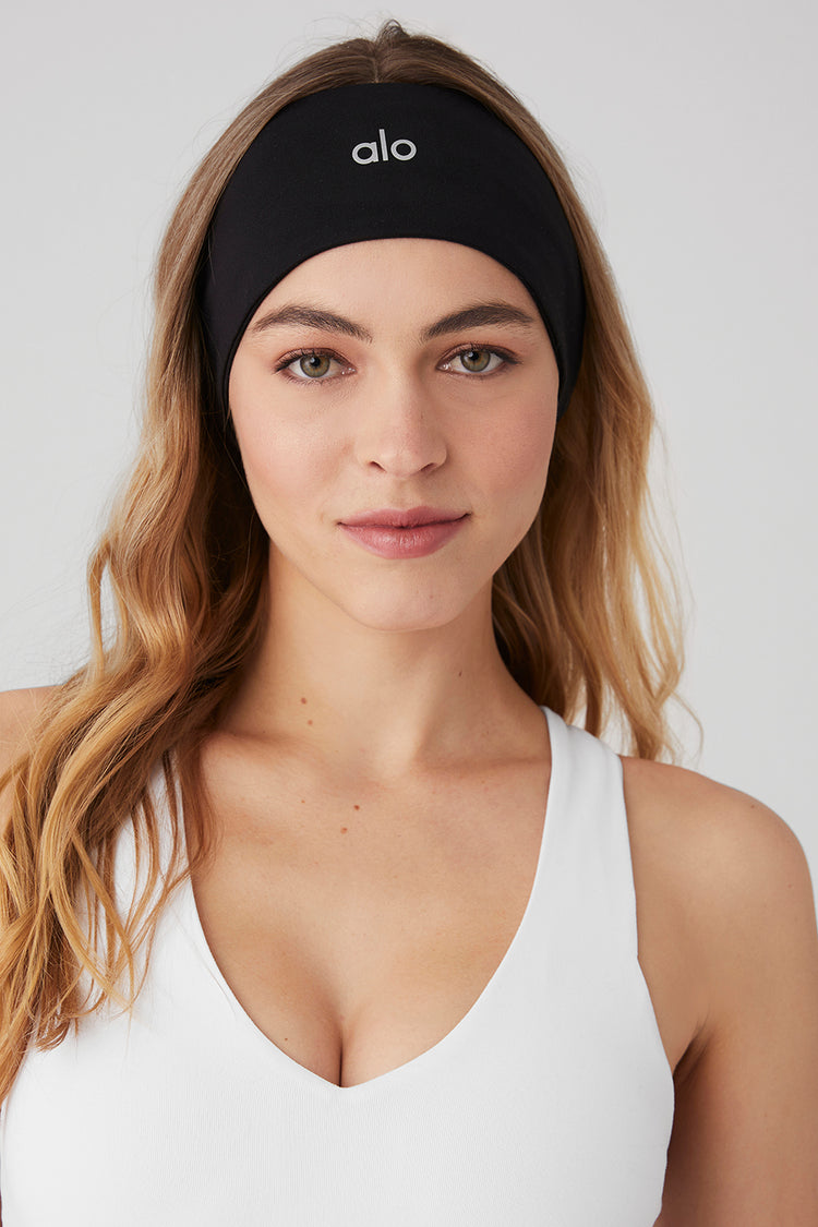 Performance Conquer Headband - Black  Workout headband, Yoga headband, Alo