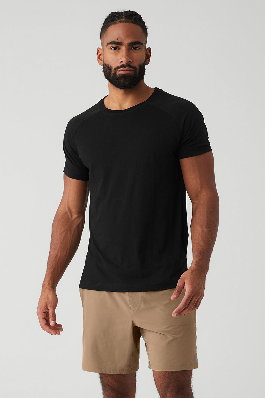 Alo Yoga Men's Warrior Compression Short, Jet Black, Medium at  Men's  Clothing store