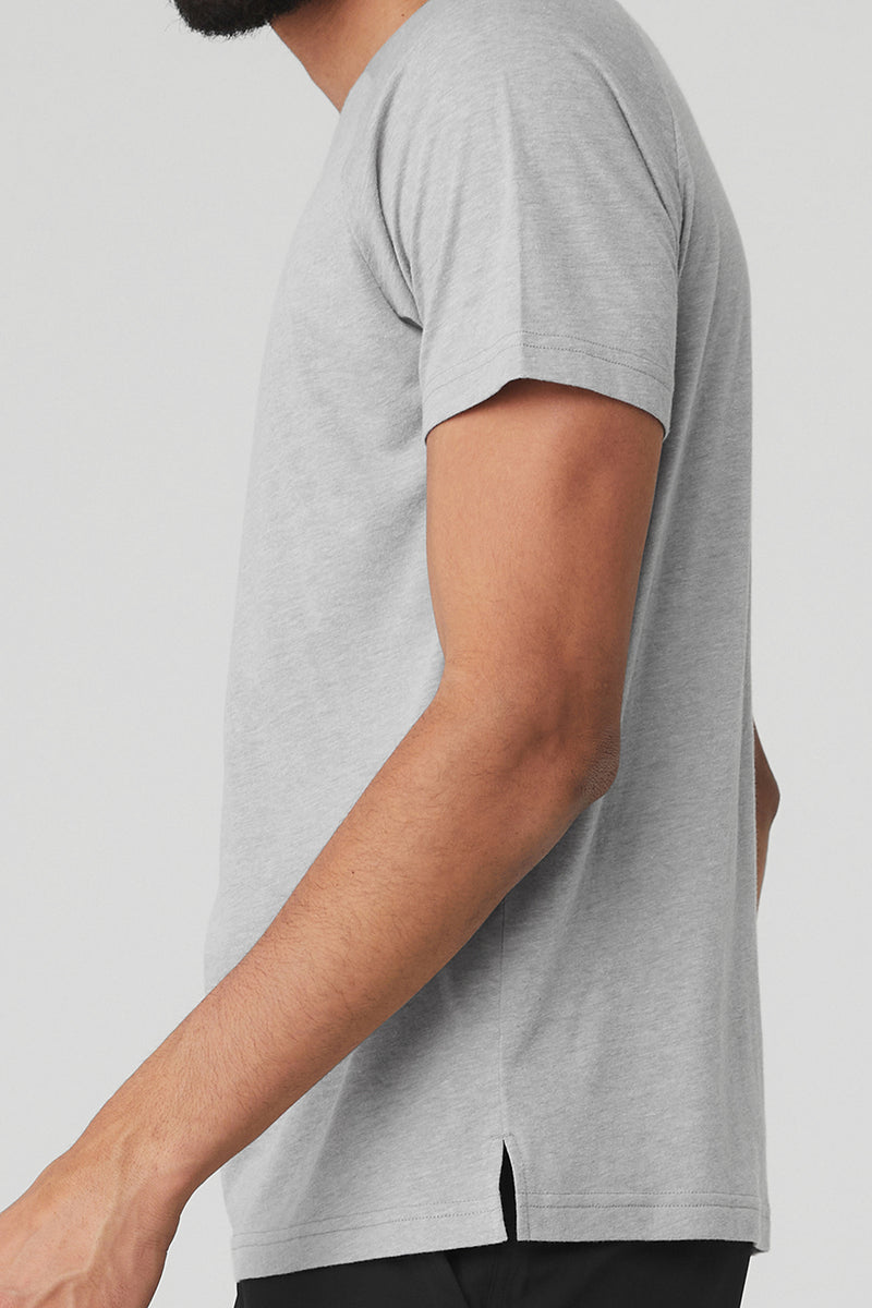 The Triumph Crew Neck Tee - Athletic Heather Grey