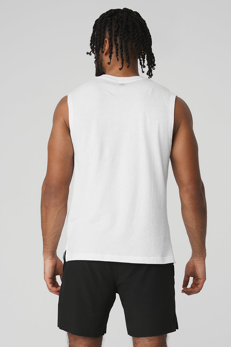 The Triumph Muscle Tank - White