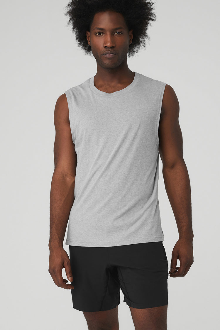 The Triumph Muscle Tank - Athletic Heather Grey