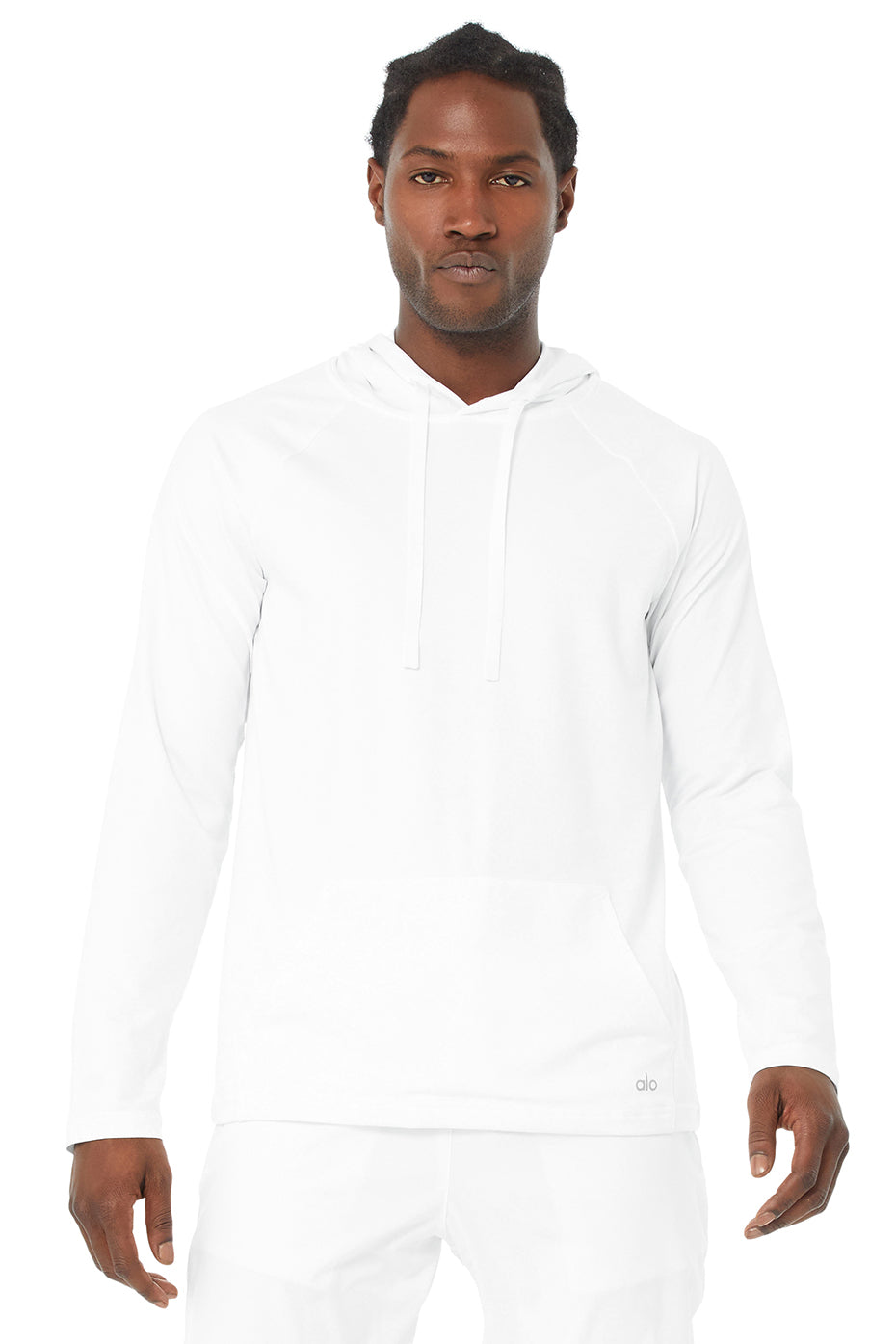 Track Alo Accolade Hoodie - White - M at Alo Yoga