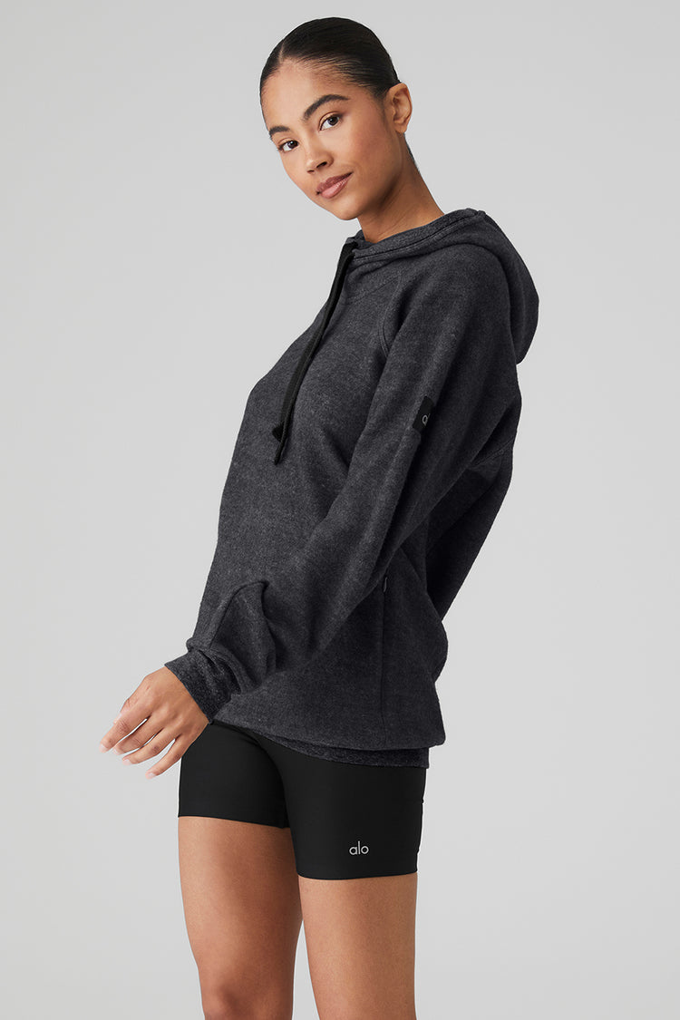 ALO Yoga Women's Tribe Tie Sleeve Long Sleeve Sweatshirt in Nectar