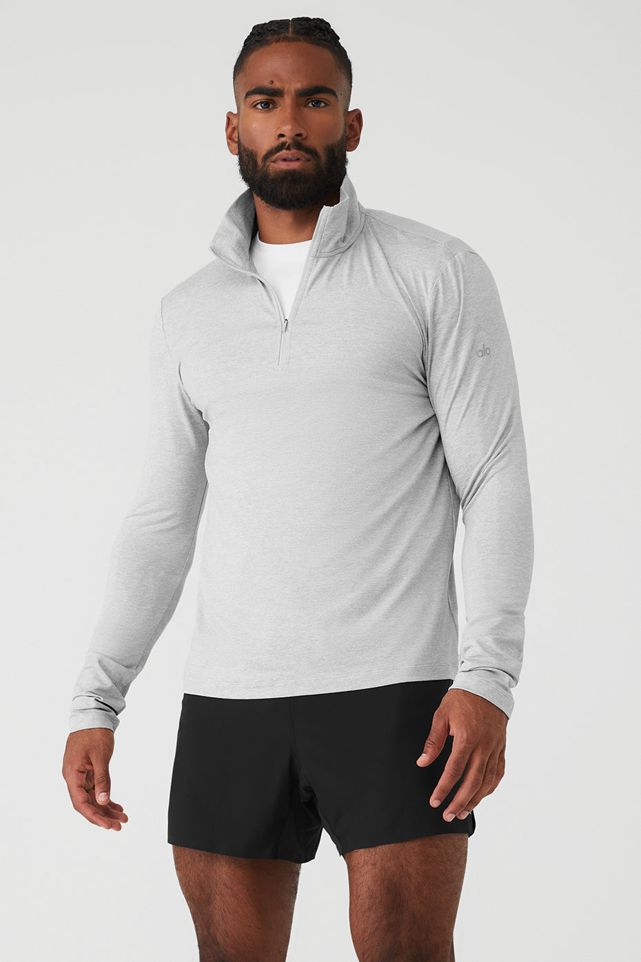 Conquer 1/4 Zip Reform Long Sleeve - Black