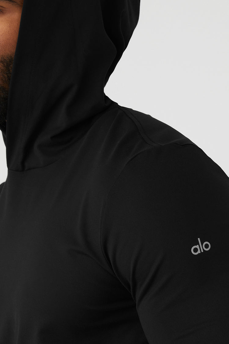 ALO Yoga, Shirts, New Alo Yoga Accolade Hoodie In Black Size L