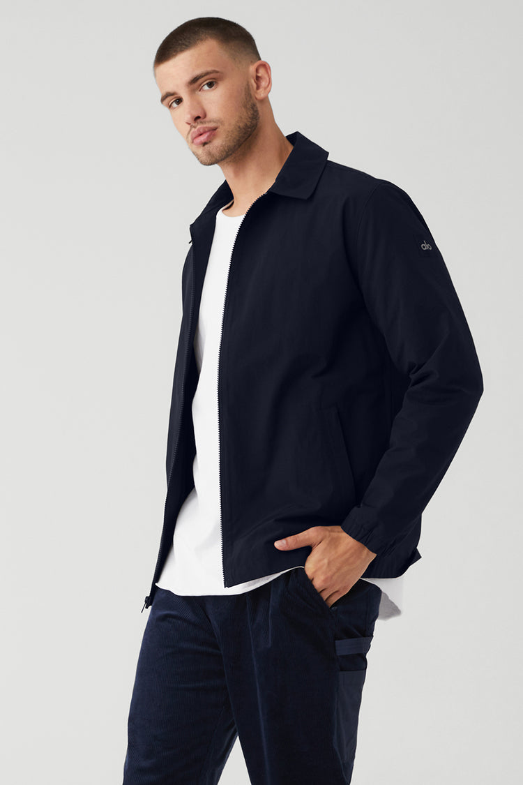 Sherpa Edge Shacket - Navy