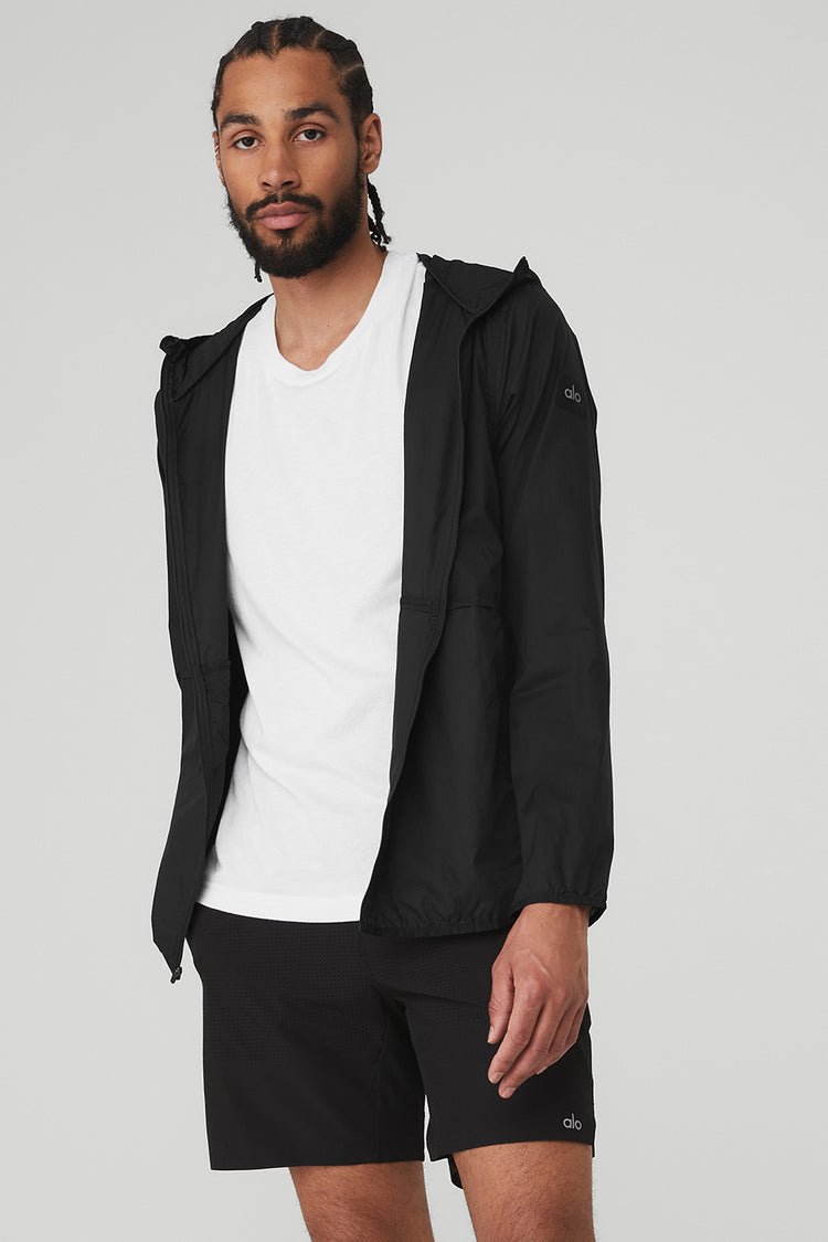 Repeat Running Jacket - Black | Alo Yoga