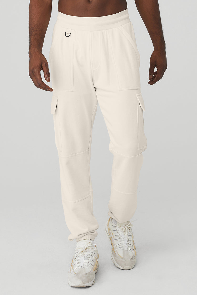 Highline Cargo Sweatpant - Bone