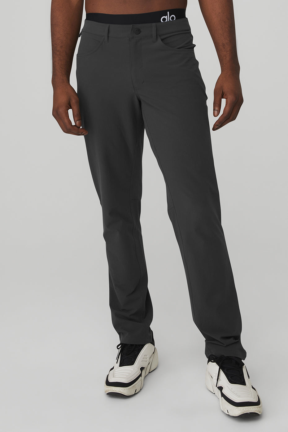 Buy Alo Yoga® Polar Fleece Jogger Pants - Gravel/anthracite At 40% Off