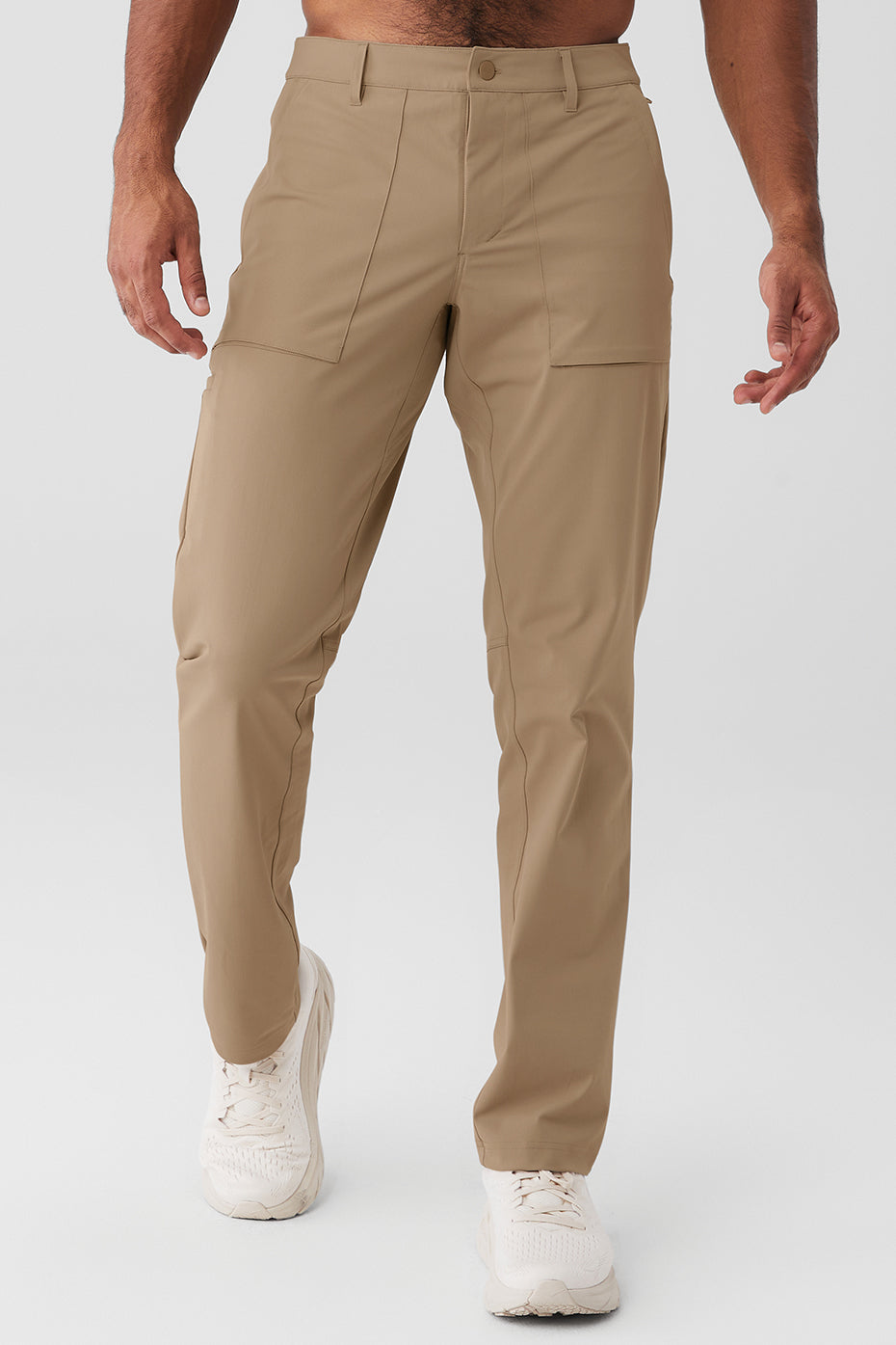 Beige Conquer Revitalize Lounge Pants by Alo on Sale