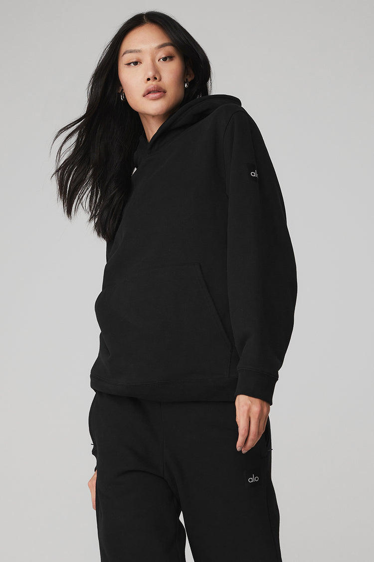 ALO YOGA, Accolade Cotton Blend Oversized Hoodie