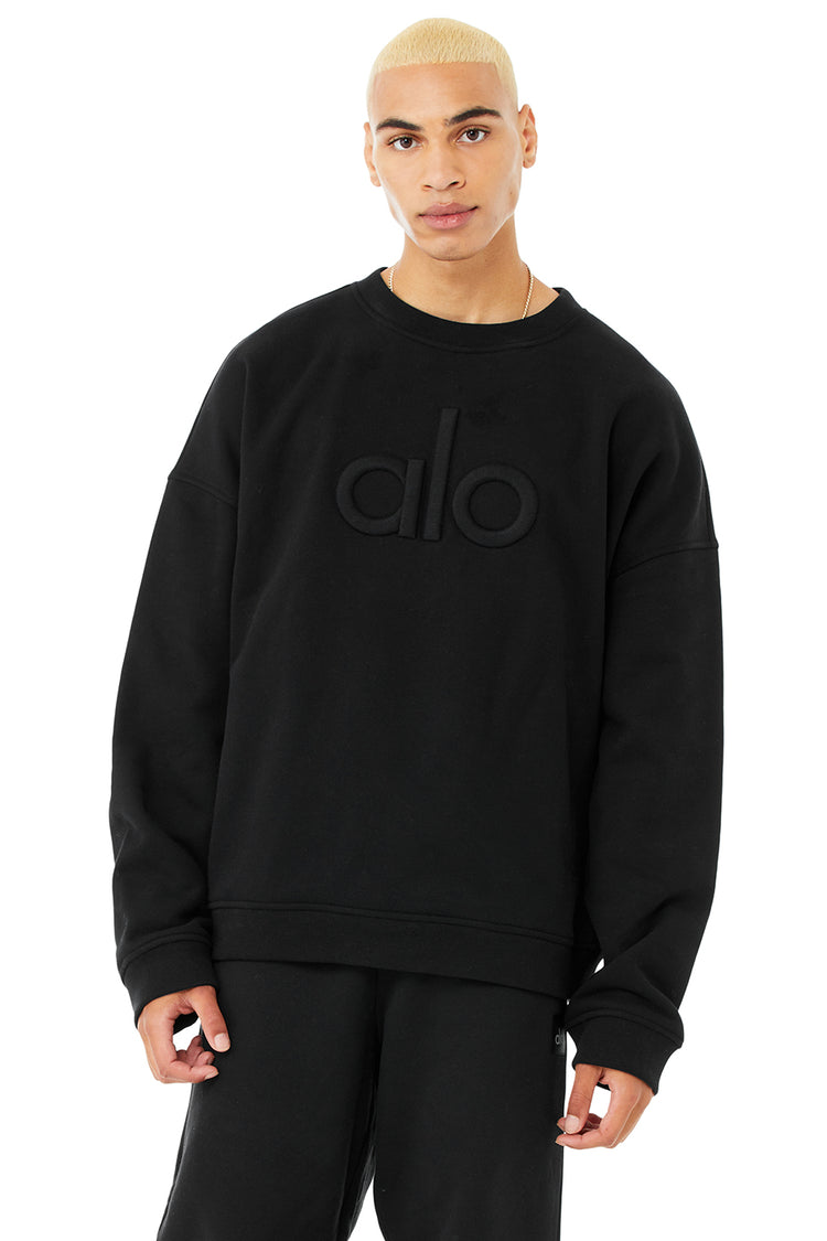 ennoy スタイリスト私物 ROUND NECK PULLOVER BLACK - スウェット