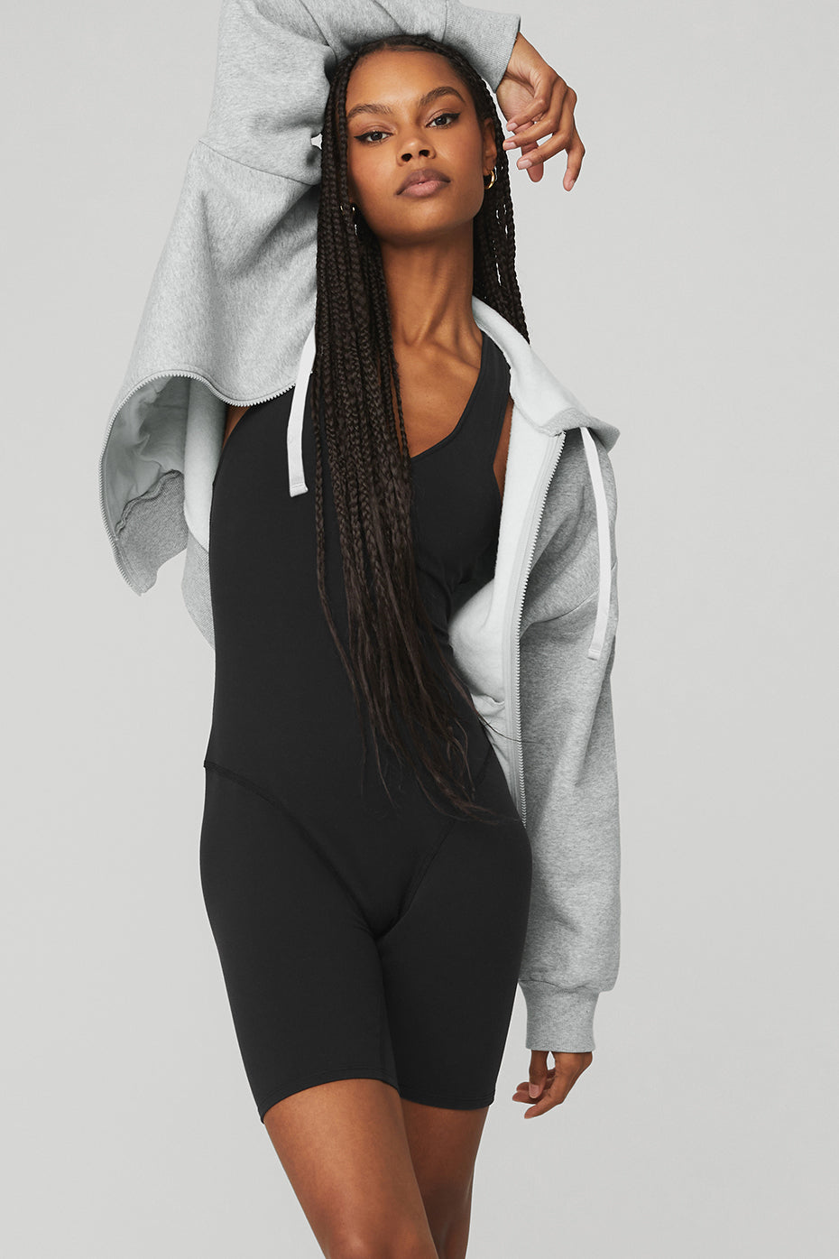 Renown Heavy Weight Hoodie Athletic Heather Grey Alo Yoga, 47% OFF