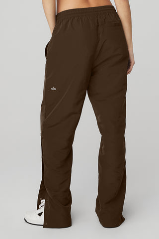 Buy Alo Yoga® Courtside Tearaway Snap Pants - Dark Olive At 29% Off