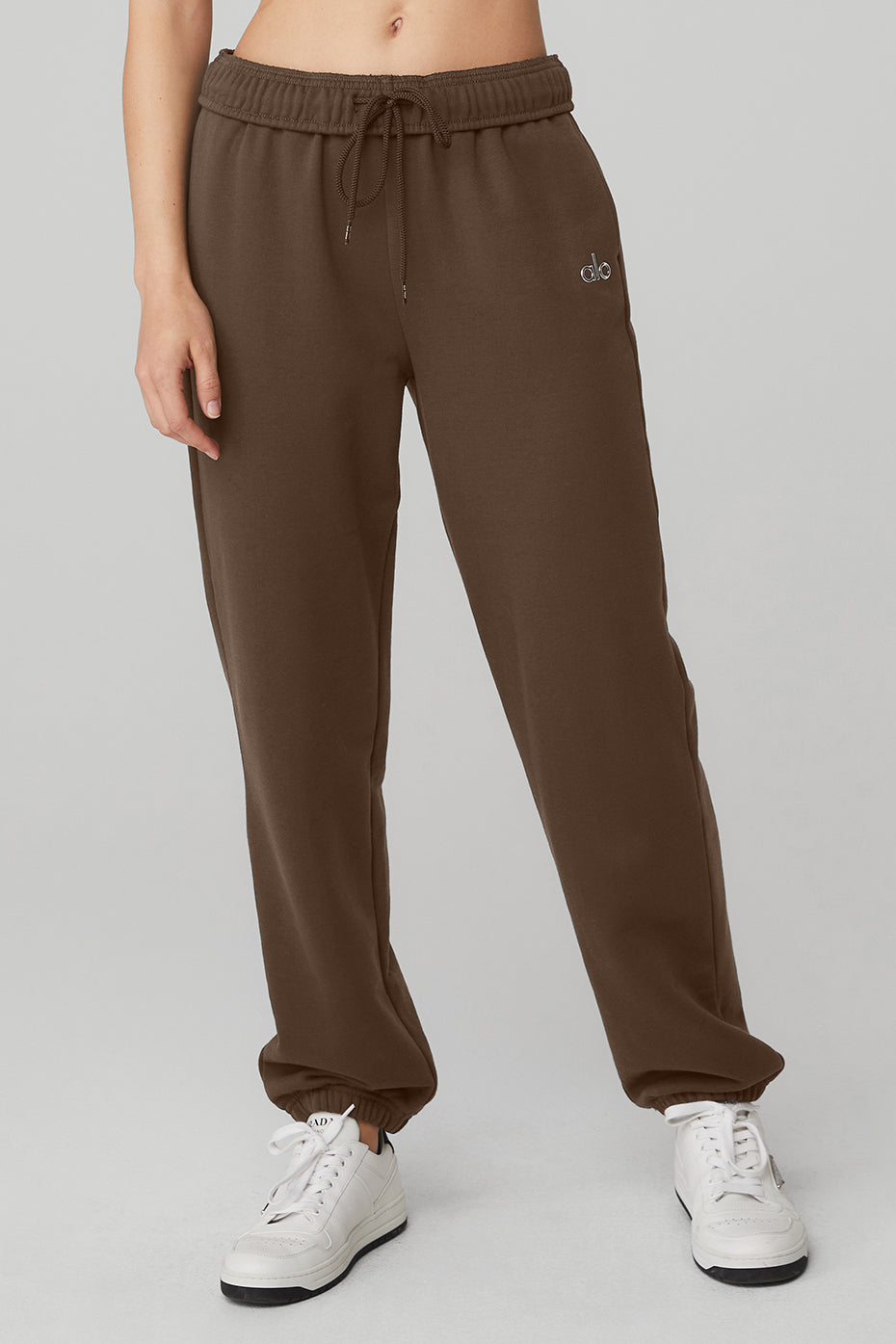 Alo Yoga accolade Joggers espresso Womens Small Brown Athleisure