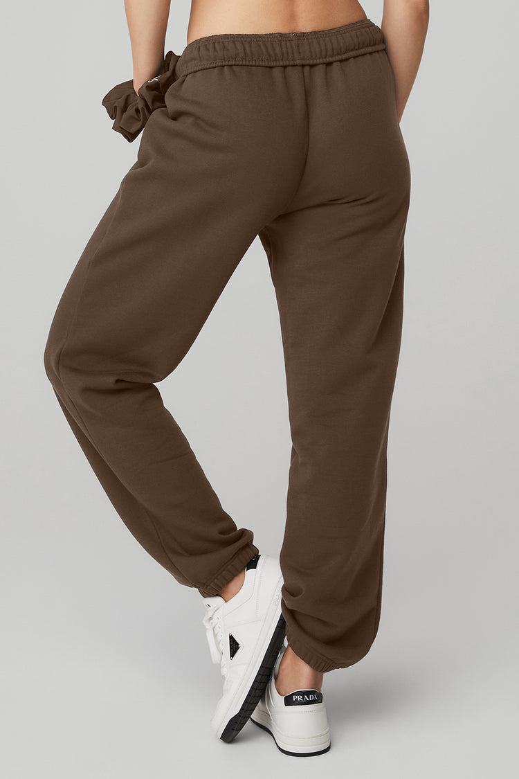 High-Waist Trouser Wide Leg Pant - Espresso