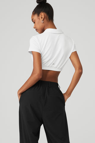 Cropped Elevation Coverup - Black