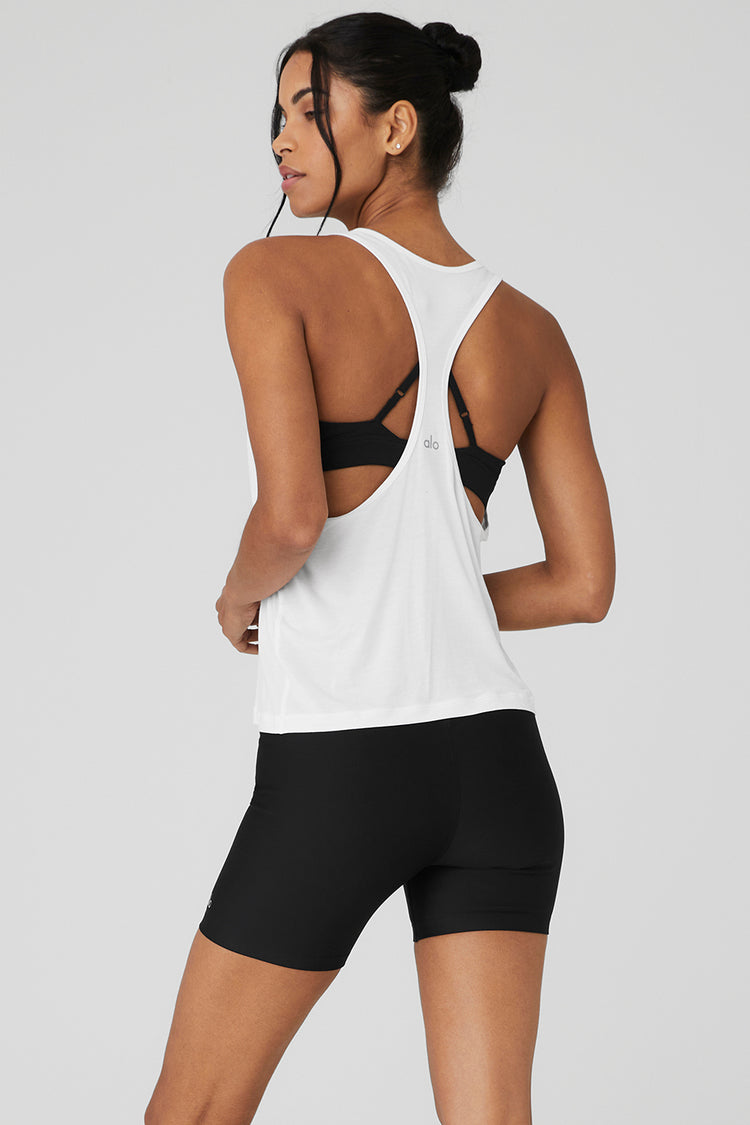Alo Yoga Women's Rib Support Tank, White, XS : Buy Online at Best Price in  KSA - Souq is now : Fashion