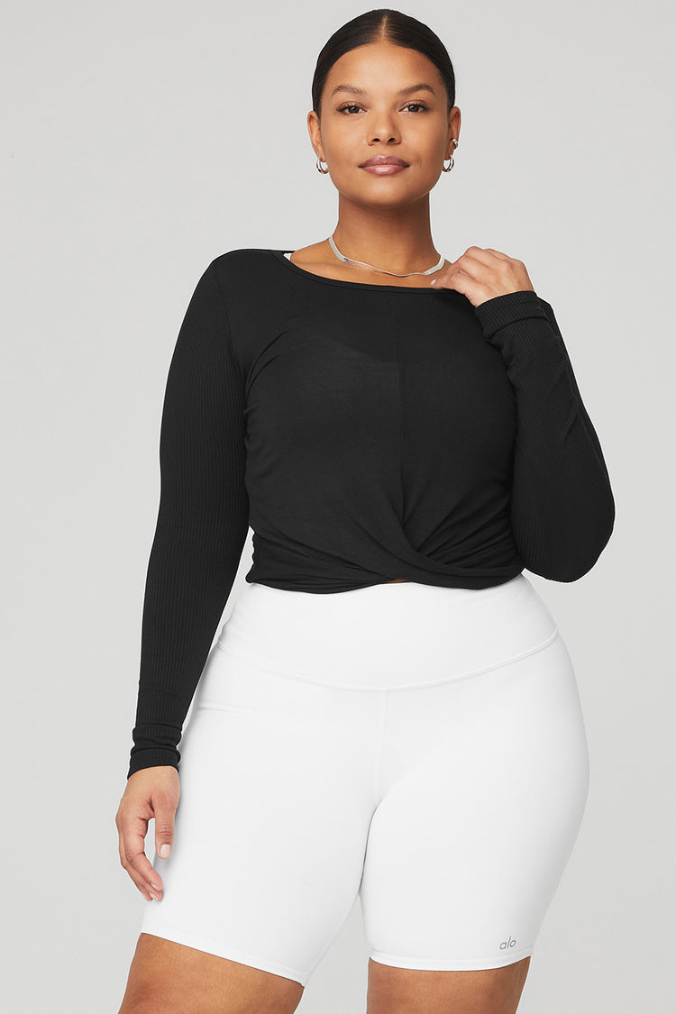 ALO YOGA Barre Long-Sleeve Top - Women's for Sale, Reviews, Deals and Guides