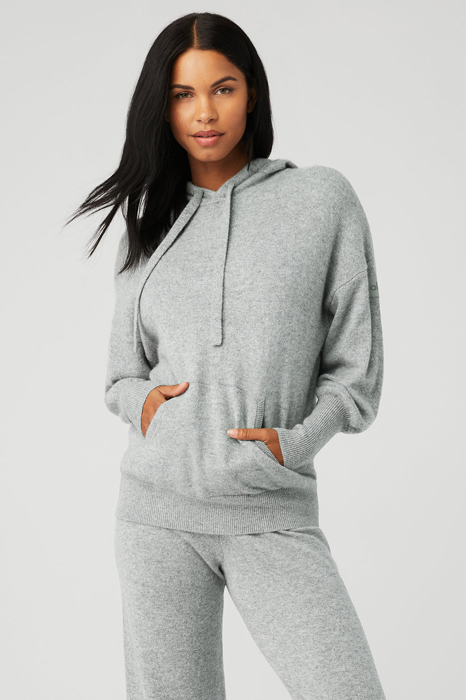 Breakaway Zip Up Hoodie Fog Alo Yoga