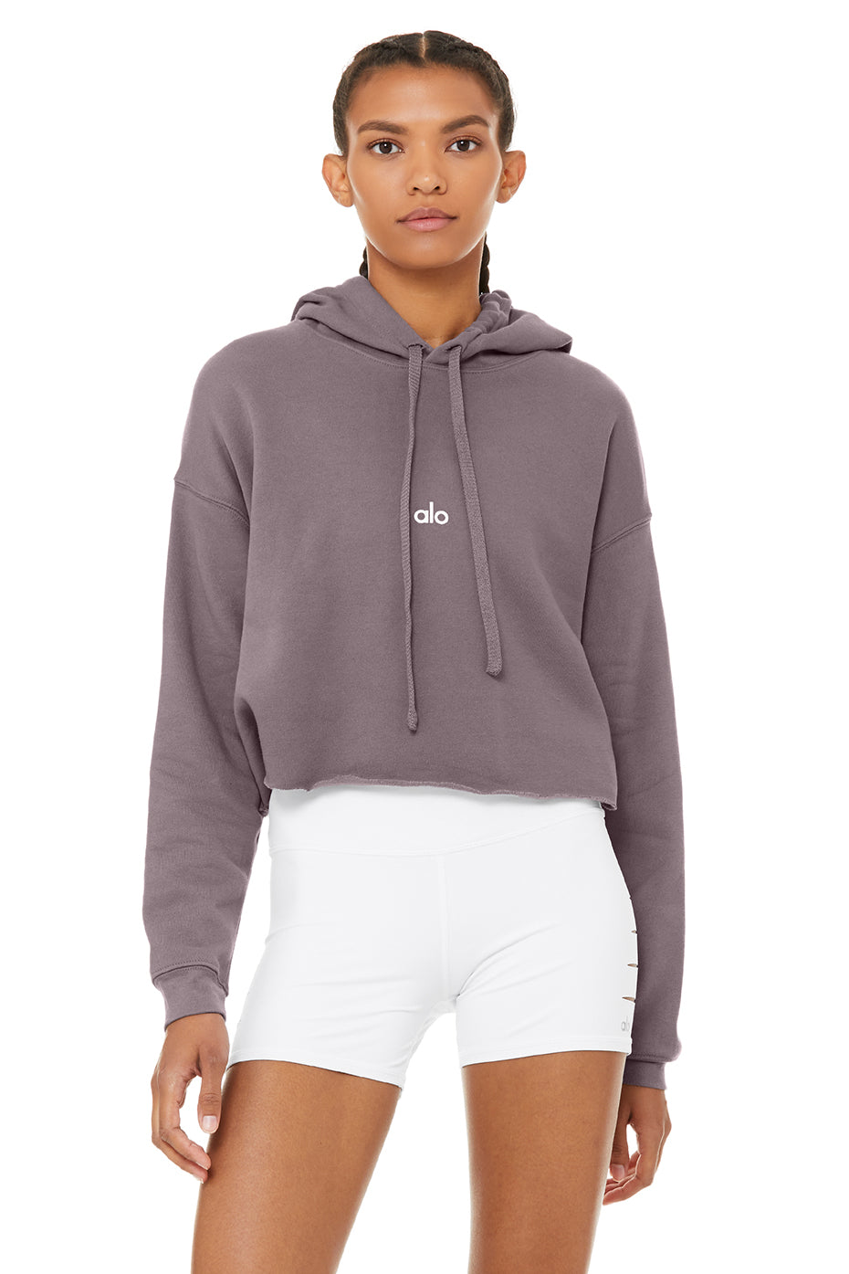 cropped graphic sweatshirt