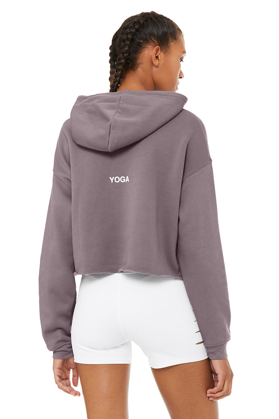 alo yoga cropped sweatshirt