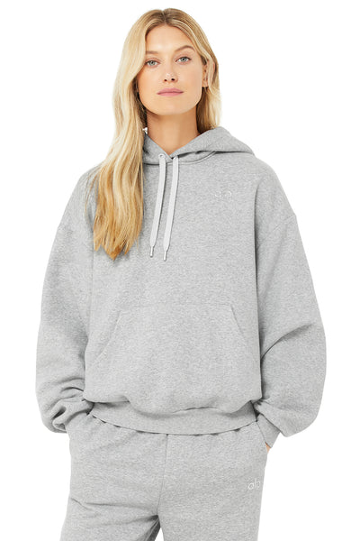 Alo Yoga Accolade Hoodie - Dove Grey Heather. 3