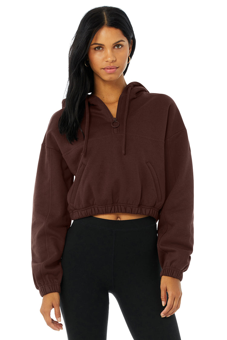 Alo Yoga + Stadium Half Zip Hoodie