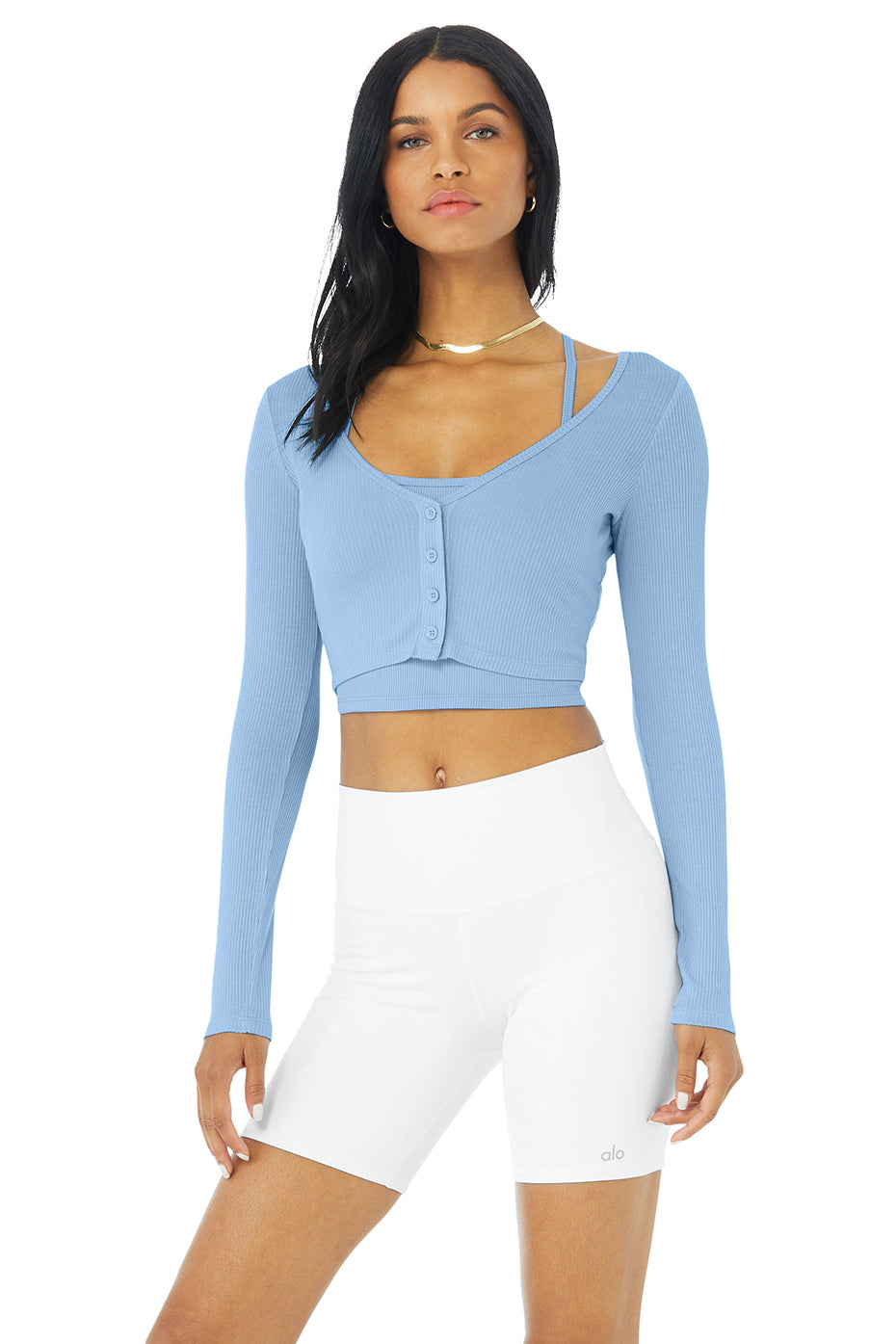 KendallJenner for @Alo 🎧 🍂 she wears the @AloYoga 'Breakaway Zip Up  Hoodie' ($108) + 'Splendor Bra' ($54) + 'High-Waist